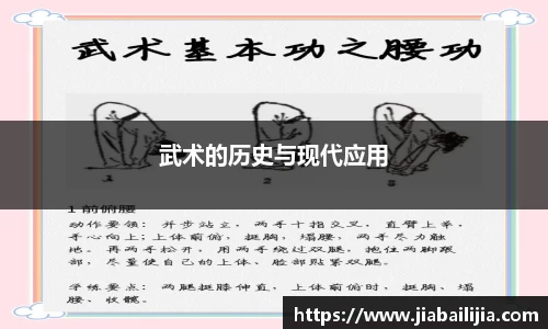 武术的历史与现代应用