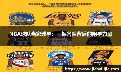 NBA球队当家球星：一探各队背后的明星力量